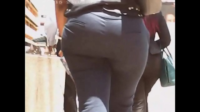 Penni Street Hot Butt Straight Big African Walking Ass