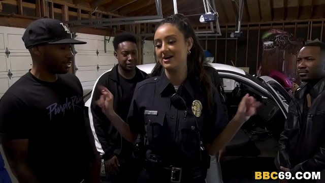 Eliza Ibarra Facial Black Police Police Officer Black Cock Straight Hot