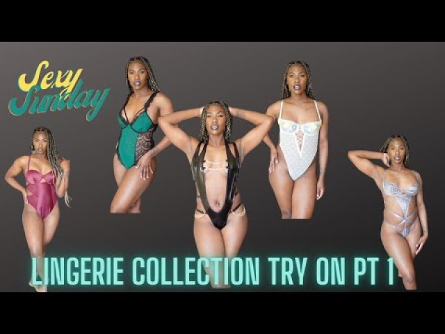 Yuenique Lingerie Sexy Sunday Hot Sexy Lingerie Collection Try On